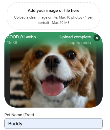 Upload Photo & Add Text