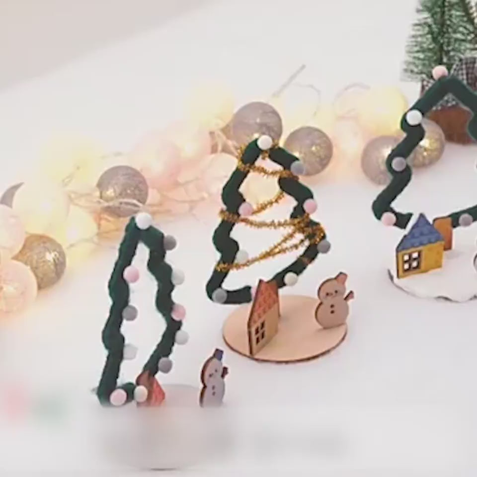 DIY Xmas Tree Kits Xmas Handicraft Tree Making Set